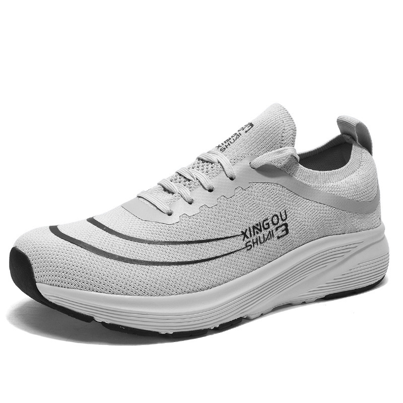 Wide Sole Flyknit Mesh Shoes Sports - Image 8